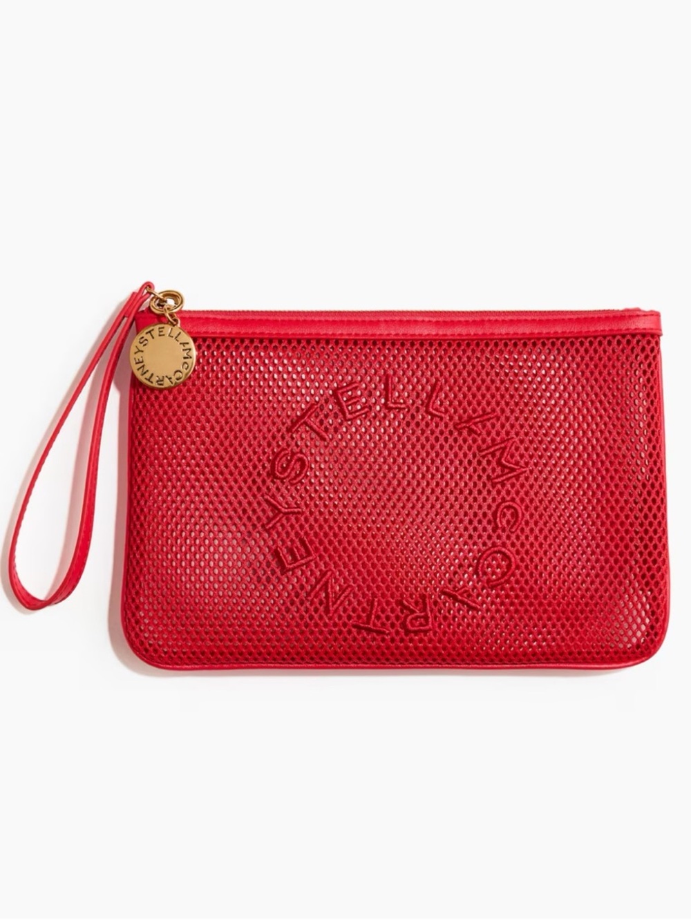 Stella McCartney Red Mesh Clutch Bag x H&M